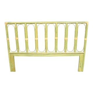 McGuire Attributred Bamboo Queen Headboard For Sale