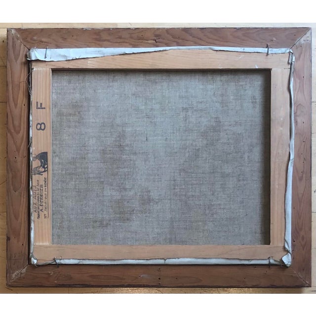 Geneviève Mégevand, Paysage rural, Oil on Canvas, Framed For Sale - Image 8 of 10