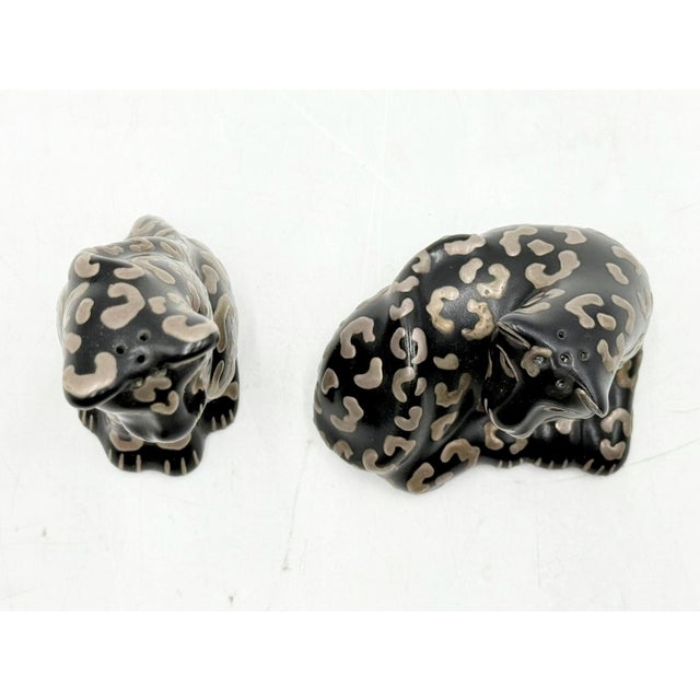 1980s 1980s Emilia Castillo Porcelain & Pure Silver Table Sculptures/Salt & Pepper Shakers For Sale - Image 5 of 18