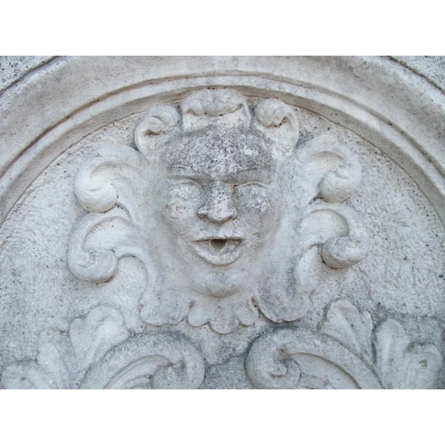 Voisins-Le-Bretonneux Cast Vintage Garden Wall Fountain From France, C. 1970s For Sale - Image 10 of 18