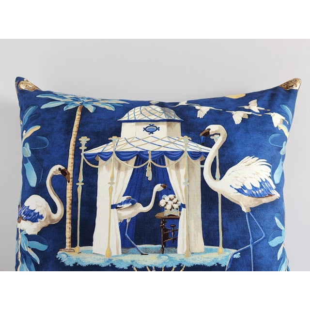 Palm Beach Style Decorative Throw Pillow For Sale - Image 4 of 12