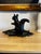 Rustic Vintage Cast Aluminum Squirrel Nutcracker With Leaf Tray | Rustic Woodland Serving Piece For Sale - Image 3 of 7