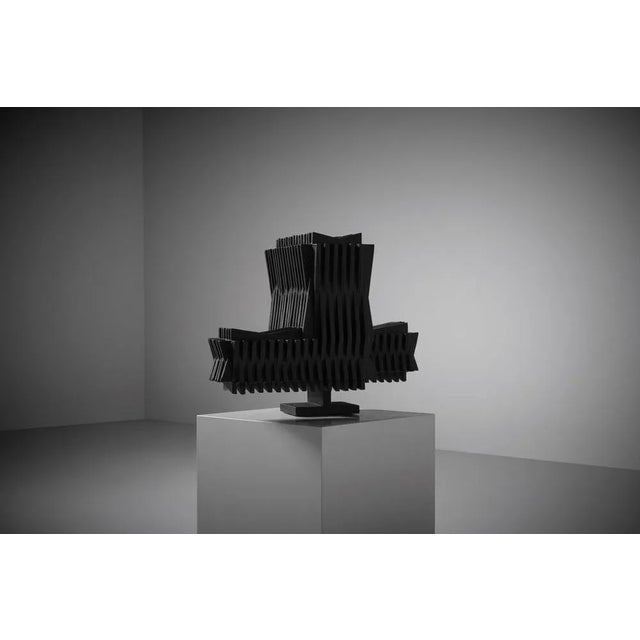 Abstract Geometric Sculpture by Edison Parra, 1970s For Sale - Image 10 of 10