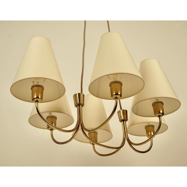 Globe Lamp in Brass by J.T. Kalmar, 1950s For Sale - Image 3 of 18