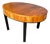Art Deco Oval Table with Wood Grain, 1930 For Sale