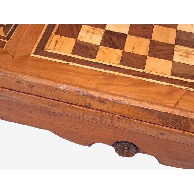 Louis Xvi, French Provincial Games Table, Parquetry, Fruitwood, France, 1800s For Sale - Image 13 of 18