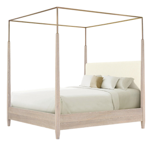 Century Furniture Cadence Metal Canopy Poster Bed - King - Sand