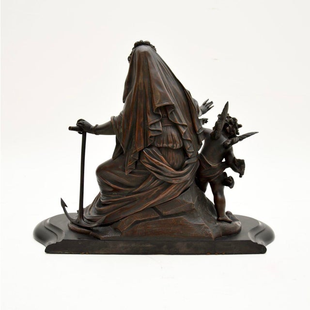 French Artist, Female Sculpture, 1860, Bronze For Sale - Image 4 of 12