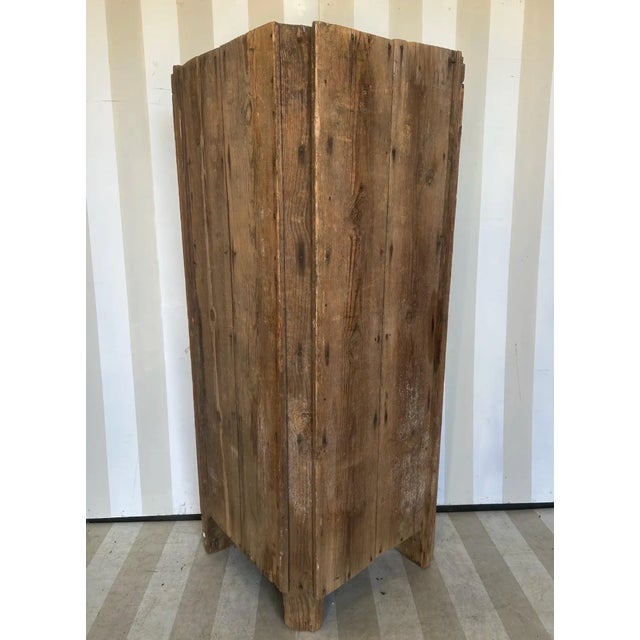 18th Century Petite 18th Century Southern Corner Cupboard in Original Green Paint For Sale - Image 5 of 5