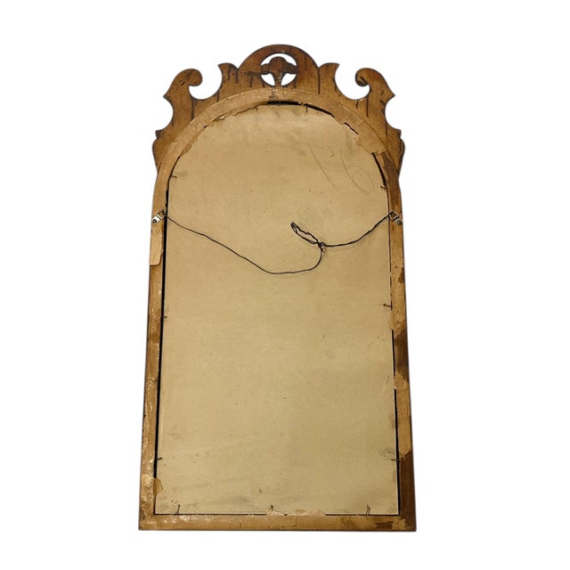 Mid 20th Century Vintage Mahogany Queen Anne Style Mirror For Sale - Image 5 of 11