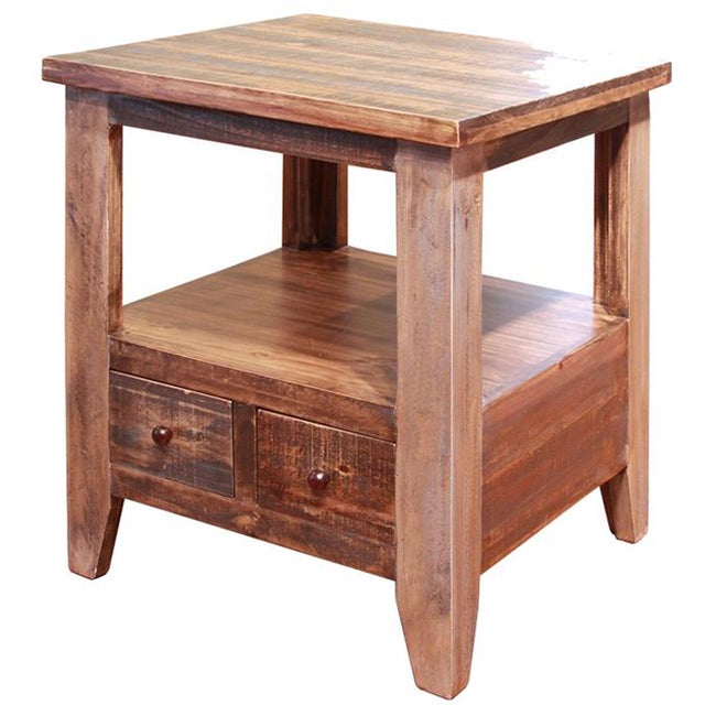 Bayshore 2 Drawer End Table For Sale - Image 4 of 5
