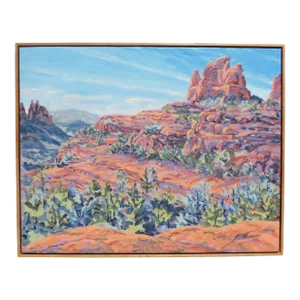 Arizona Landscape Impressionist Oil Painting by Chris Osgood