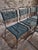 20th Century French Spaghetti Chairs and Ottoman with Chrome Frame, 1960s, Set of 7 For Sale - Image 11 of 18