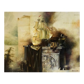 Michael Gorban, Voyage to Italy, Hand Signed Giclee on Canvas, Edition of 99, 20 X 25 In For Sale