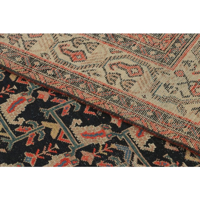 Vintage Persian Malayer Rug With Colorful, Dense Floral Patterns - Rug & Kilim For Sale In New York - Image 6 of 7
