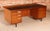 Mid-Century British Executive Teak Desk with Brass Handles, 1970s For Sale - Image 3 of 16