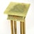 Metal Antique French Onyx and Brass Plant Stand Column, 1900s For Sale - Image 7 of 11
