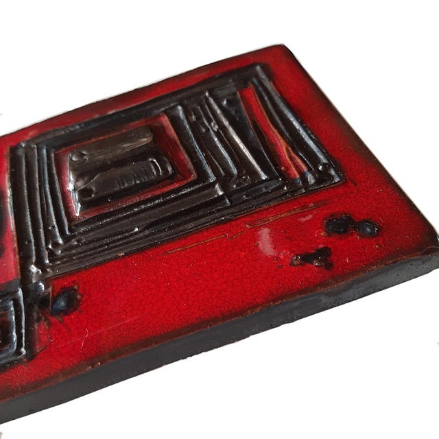 Mid-Century Ceramic Wall Plaques, Set of 4 For Sale - Image 10 of 18