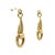 Modern Roberto Coin 18k Yellow Gold Horsebit Drop Earrings, A Pair For Sale - Image 3 of 9