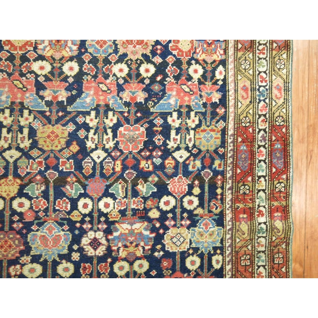 Navy Blue Antique Persian Malayer Rug For Sale - Image 12 of 18