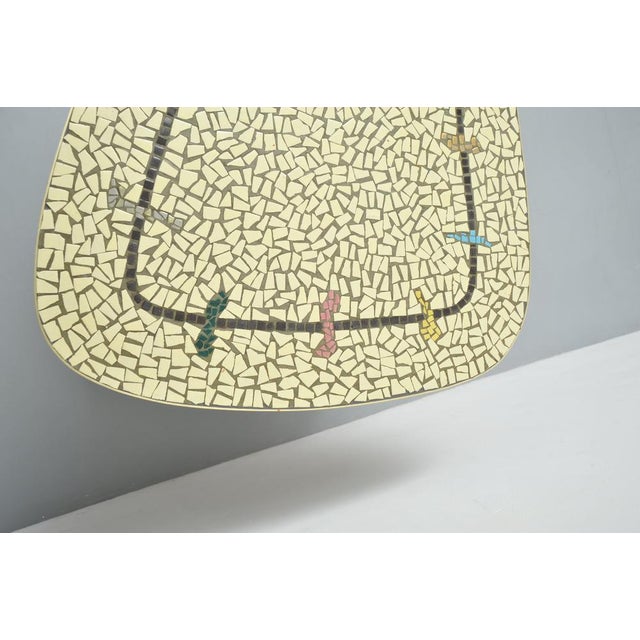 Mosaic Table with 3 Legs by Berthold Müller For Sale - Image 4 of 16