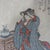 19th Century Antique Japanese Hokusai's Wood Block Print “Woman Doing Her Hair” For Sale - Image 5 of 9