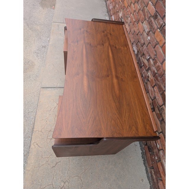 Wood 1960s Mid-Century Modern Mainline by Hooker Desk For Sale - Image 7 of 15