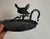 American Antique Early 20th Century American Arts & Crafts Bronzed Iron Turkey Bird Card Tray For Sale - Image 3 of 15