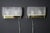 This magnificent pair of rectangular wall lights sconces from Murano was made in Murano . They feature a classical and...