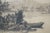 Antique Ernest C Rost Budds Lake New Jersey Eagles Cove Etching 28" For Sale - Image 11 of 13