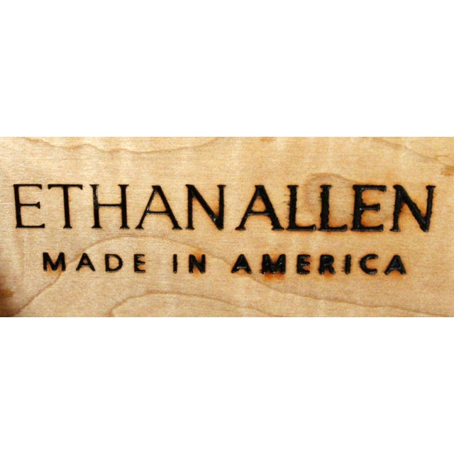Wood Late 20th Century Ethan Allen Solid Cherry China Cabinet - Cherry Finish For Sale - Image 7 of 7