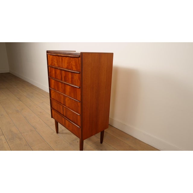 Vintage Danish Chest of Drawers in Teak For Sale - Image 5 of 10