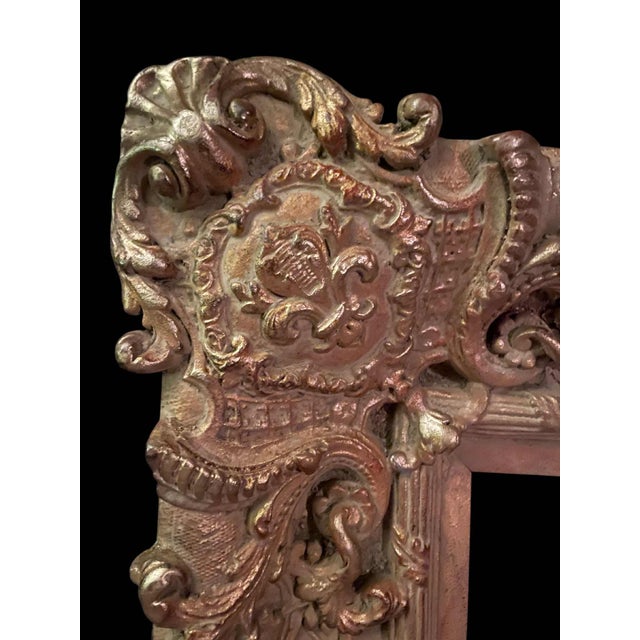 Mid 20th Century French Rococo Louis XV Style Gold Gilt Frame - Large For Sale - Image 4 of 15