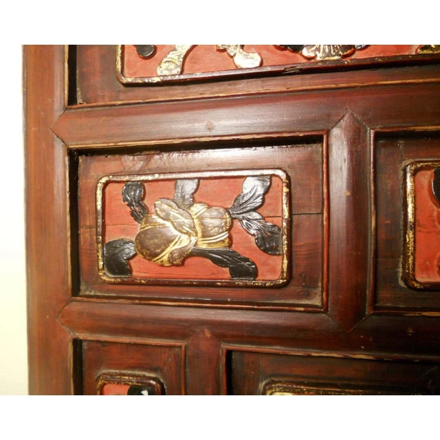 Early 19th Century Antique Chinese Gold Gilt Temple Carved Panel, Circa 1800-1849 For Sale - Image 5 of 11