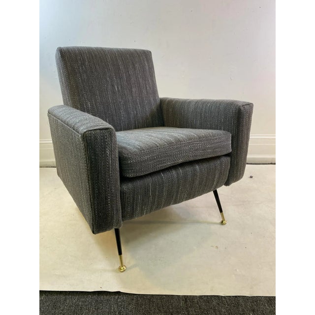 Marco Zanuso 1950s Marco Zanuso Mid-Century Modern Italian Armchairs Designed - A Pair For Sale - Image 4 of 11