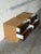 Oak 2 Drawer Bedside Nightstands Set of 2 Vintage Mid-Century Modern 1980s For Sale - Image 10 of 11
