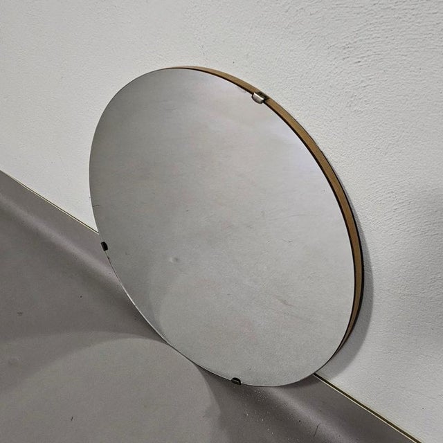 Mid-Century Modern Mid-Century Round Mirror, 1960s For Sale - Image 3 of 18