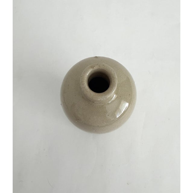 Antique French Stoneware Bottle For Sale - Image 4 of 7