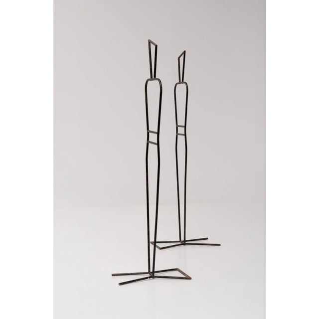 Figurative Steel Mannequin Clothes Stand, 1960s For Sale - Image 6 of 10