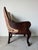 Vintage French Empire / Renaissance Revival Style Hand-Carved Mahogany Swan Armchair For Sale In Miami - Image 6 of 13