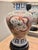 Vintage Chinoiserie Asian Porcelain Dragon Table Lamp With Pleated Shade – 28” For Sale - Image 4 of 7