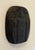 Black Vintage Egyptian Hand-Carved Black Serpentine Stone Scarab Plaque With Hieroglyphic Motifs For Sale - Image 8 of 12