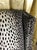 Charcoal Vintage Southern Furniture Co. Hollywood Regency Snow Leopard Velvet Settee For Sale - Image 8 of 10