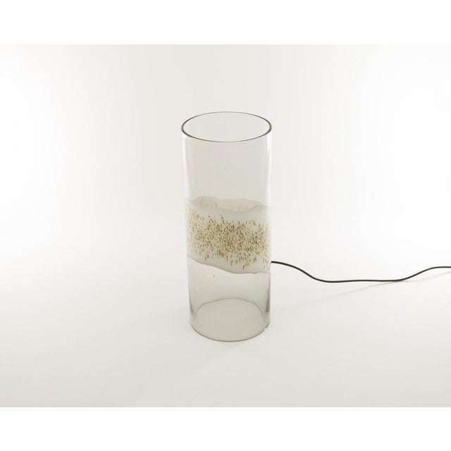 Mid-Century Modern Italian Handblown Glass Table or Floor Lamp, 1970s For Sale - Image 3 of 10