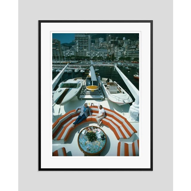Modern Contemporary Transport Buffs 1961 by Slim Aarons Black Framed C Print For Sale - Image 3 of 3