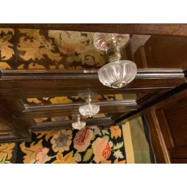 21st Century Bassett Mirrored Chest of Drawers For Sale - Image 9 of 10
