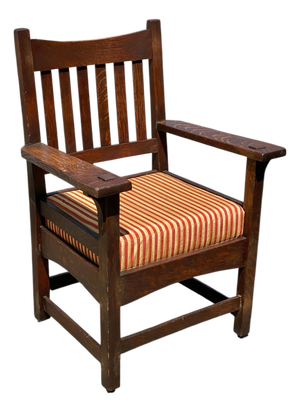 Antique Arts & Crafts / Mission Oak Armchair