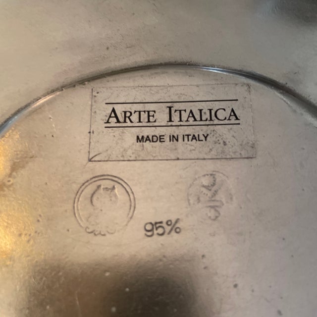 Arte Italica Gravy Bowl With Tray and Ladle - Set of 3 For Sale - Image 4 of 6