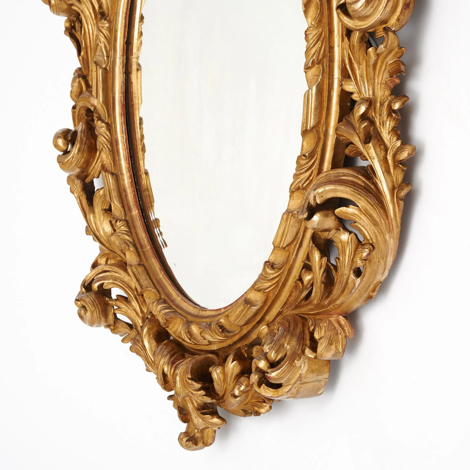 Napoleon III French Gold Mirror, Circa 1880 | Chairish