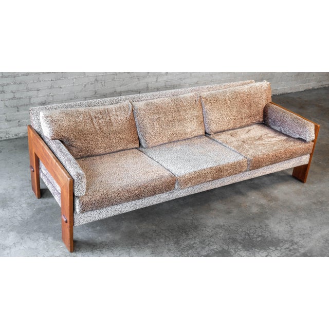 Brown 1960s Attributed to Adrian Pearsall for Craft Associates Walnut Sofa For Sale - Image 8 of 18